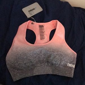 Gymshark Ombré Seamless sports bra NWT
